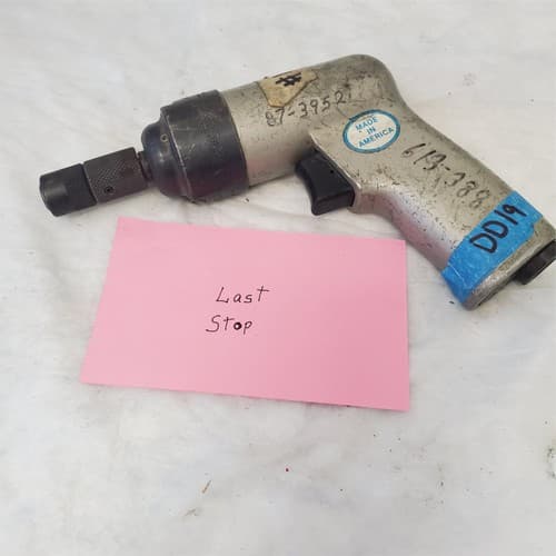 Rockwell Pistol Grip Pneumatic Air Drill Air Tool DD-19 - Thumbnail 6