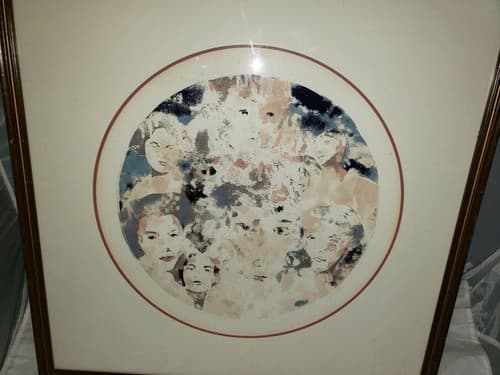 Used Faces print Framed By Artist James - Thumbnail 2