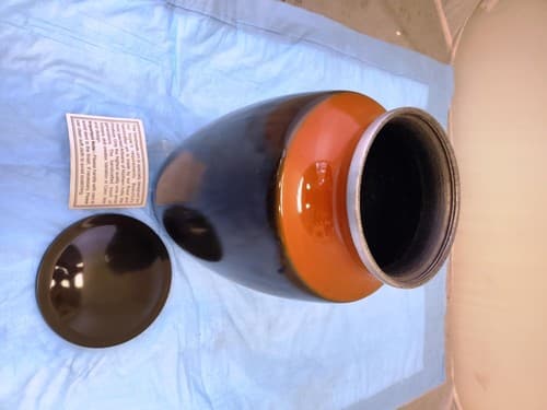 Modern Beautiful Design Handcrafted Urn for Human AshesBAI-7698NK - Thumbnail 7