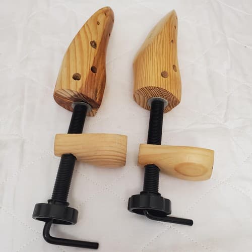 Wooden Shoe Stretcher for Women Adjustable Expander Widens Tight Shoes - Thumbnail 3