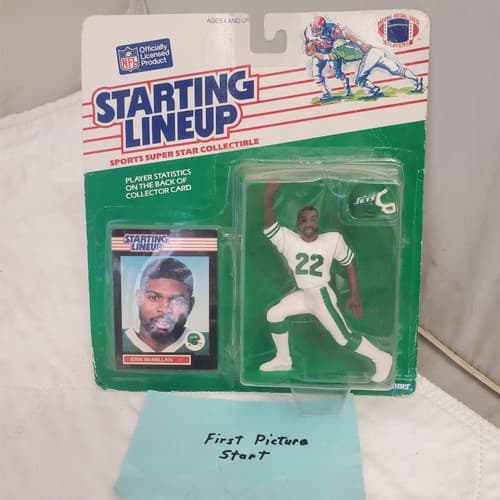 Starting Lineup 1989 Edition Kenner Erik McMillan Figure Collector Cards - Image 1