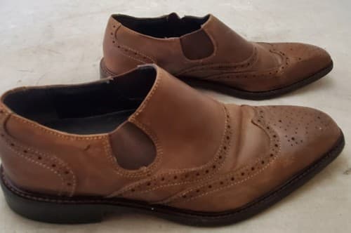 Genuine Giorgio Brutini Brown Leather Dress Shoes Size 9.5M 248404 - Thumbnail 2