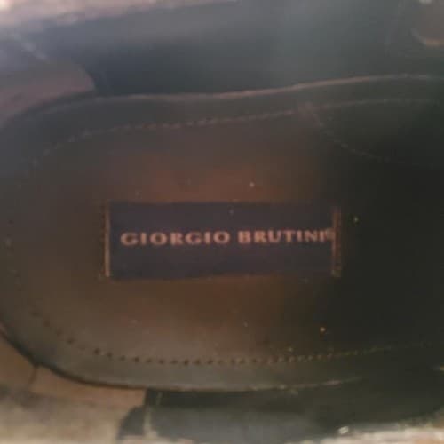 Genuine Giorgio Brutini Brown Leather Dress Shoes Size 9.5M 248404 - Thumbnail 5