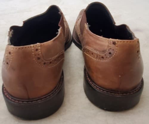 Genuine Giorgio Brutini Brown Leather Dress Shoes Size 9.5M 248404 - Thumbnail 4