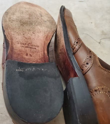 Genuine Giorgio Brutini Brown Leather Dress Shoes Size 9.5M 248404 - Thumbnail 9