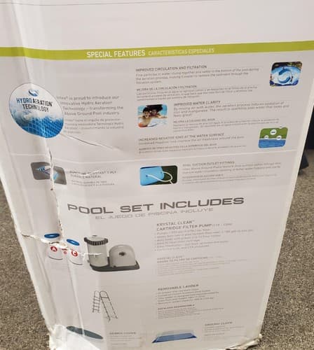Intex 18ft X 48ft Easy Set Above Ground Pool - Thumbnail 5