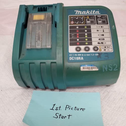 Makita DC18RA T 120V240 WATT 702-18V Ni-Mh & Li-ion Battery Fast Charger LOT-519 - Image 1