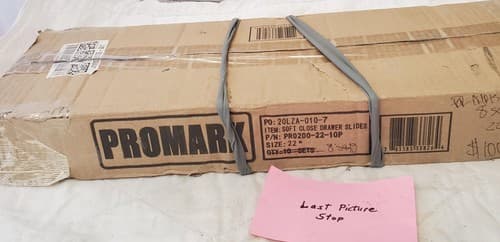 Lot of 8 ProMark Full Extension Drawer Slide 22 Inches - Thumbnail 8