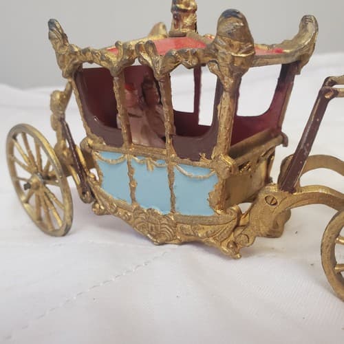 Vintage Antimony Victorian Coronation Horse Ride / Parade Chariot Figure - Thumbnail 10