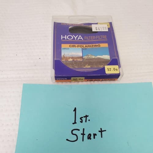 HOYA PL-CIR Polarizer Filter 52mm - Image 1