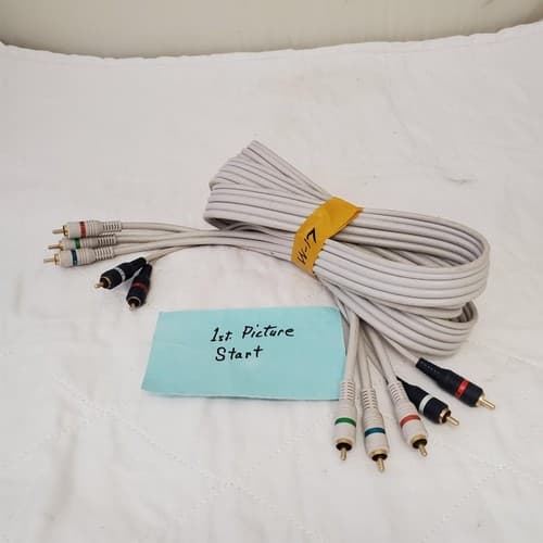 5-RCA Component Video/Audio Cable W17 - Image 1