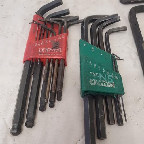 Lot of Assorted Hex-L Key & T-Handle Allen Wrench Lot-363 - Thumbnail 6