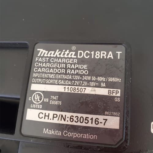 Makita DC18RA T Lithium Ion Rapid Fast Charger 240W 50-60Hz #5 - Thumbnail 4