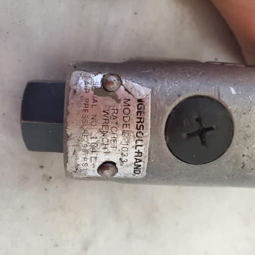 Ingersoll Rand Heavy Duty Pneumatic Air Ratchet Wrench JJ-16 - Thumbnail 3