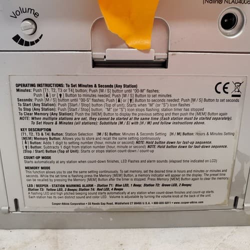 Cooper Atkins TFS4-0-8 Timer Large 4 Multi Station LOT 515 - Thumbnail 5