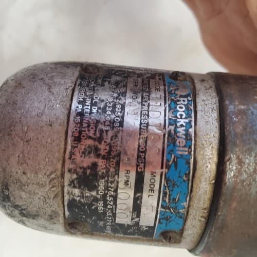 Rockwell 31D102 Pistol Grip Pneumatic Air Drill Air Tool XX-7 - Thumbnail 3