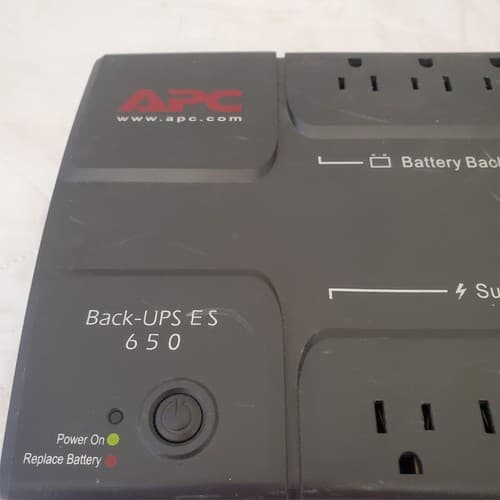 APC Back Up UPS ES 650 120V BE650R Surge Protected #9 (NO BATTERY INCLUDED) - Thumbnail 4