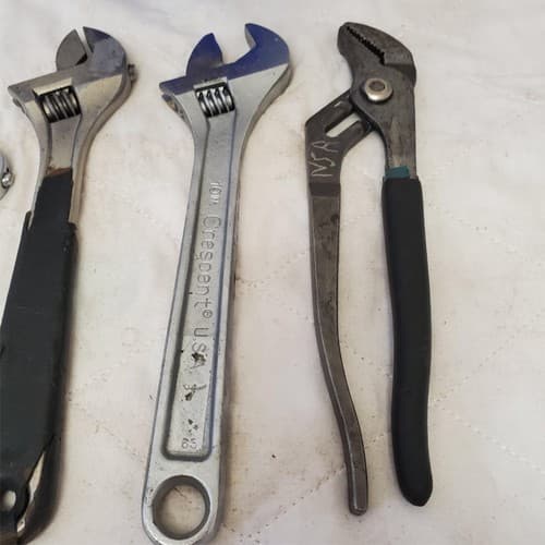 Lot of 5 Assorted Crescent 10" 6" Adjustable Wrench & Pliers LOT-162 - Thumbnail 6