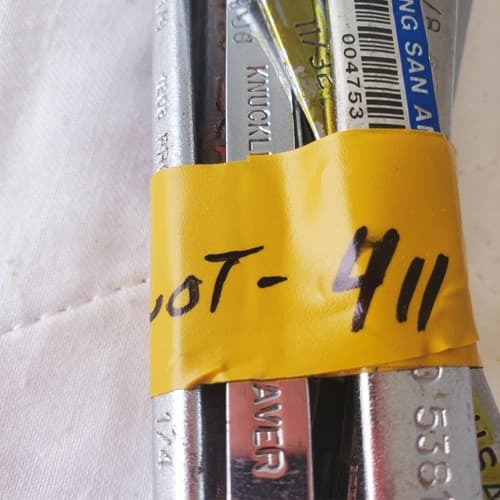 11 Pcs 12 Point SAE Combination Wrench Set - Lot 411 - Thumbnail 2