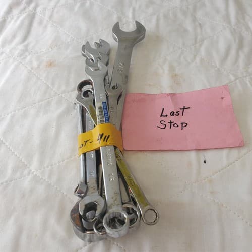 11 Pcs 12 Point SAE Combination Wrench Set - Lot 411 - Thumbnail 9