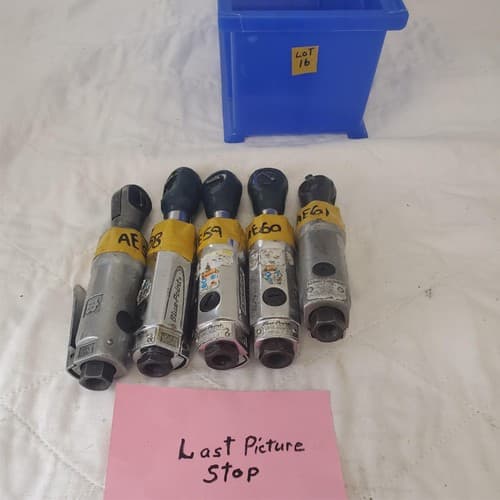 Lot of 5 Assorted Heavy Duty Pneumatic Air Ratchet Wrench Air Tool LOT-16 - Thumbnail 23
