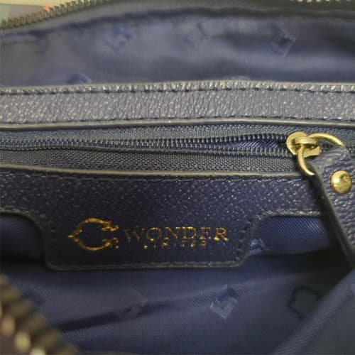 C. Wonder Nordic Building Blocks Pattern Humphrey Snap Cosmetic Zip Clutch - Thumbnail 4