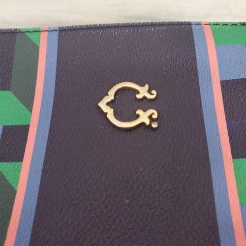 C. Wonder Nordic Building Blocks Pattern Humphrey Snap Cosmetic Zip Clutch - Thumbnail 2