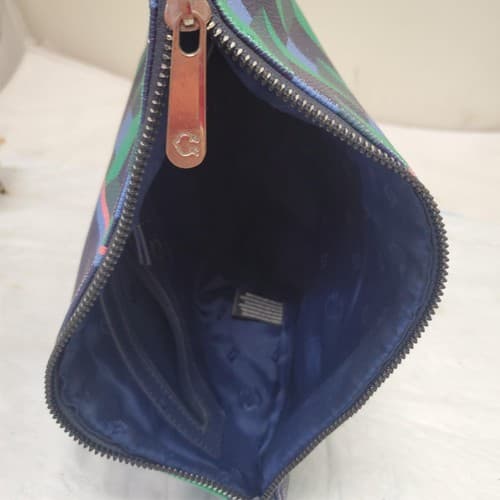 C. Wonder Nordic Building Blocks Pattern Humphrey Snap Cosmetic Zip Clutch - Thumbnail 5