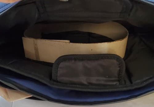 SOLO New York Briefcase Messenger Bag for Laptop - Black/Blue - Thumbnail 7