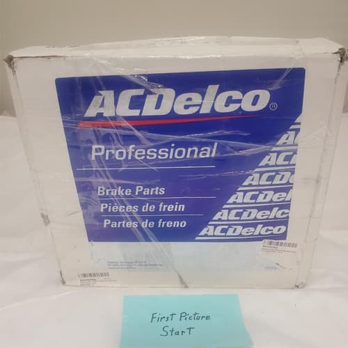 ACDelco Gold 18A2418 Black Hat Rear Disc Brake Rotor - Image 1