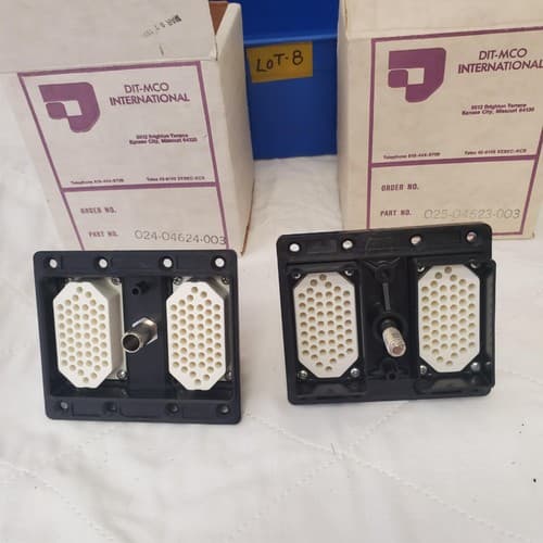 Lot of 2 Dit-Mco Internaitonal 025-04623-0003 Rack Panel Connectors LOT-8 - Thumbnail 12