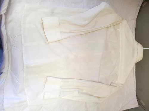 Perry Ellis White Men's Long Sleeve Dress Shirt - Thumbnail 4