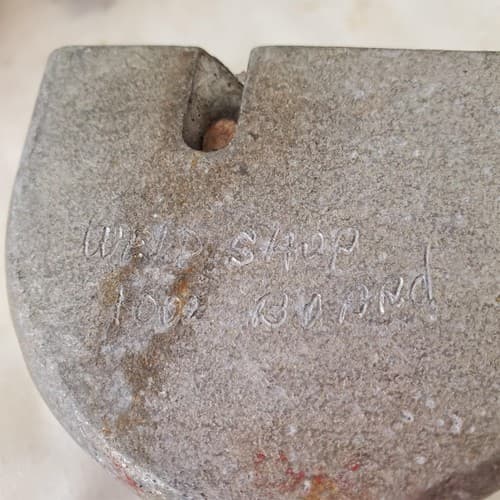 Lot of Crow Bar, Swivel Straight Knife, Grinding Wheel & Other Tools LOT 466 - Thumbnail 13