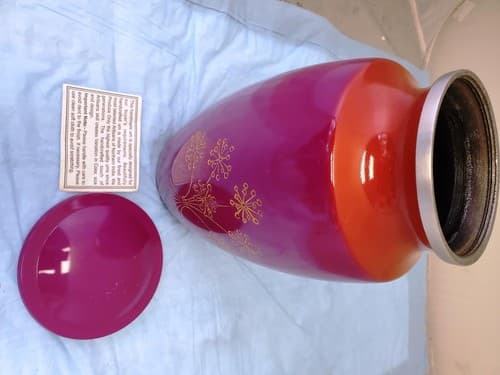 Modern Beautiful Design Handcrafted Urn for Human AshesBAI-7705NK - Thumbnail 9