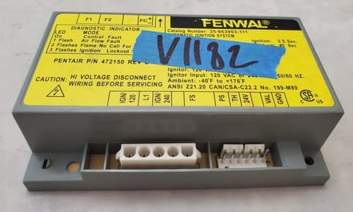 FENWAL 35-663903-111 Automatic Ignition System Control Module 24 VAC - Image 1