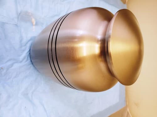 Modern Beautiful Design Handcrafted Urn for Human Ashes BA-693 - Thumbnail 5