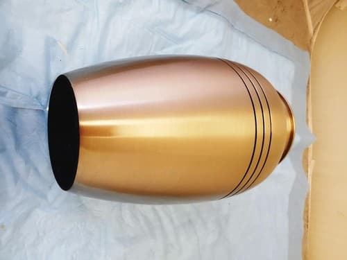 Modern Beautiful Design Handcrafted Urn for Human Ashes BA-693 - Thumbnail 6