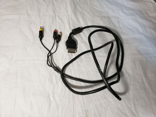 Microsoft Original Xbox Console RCA AV A/V Audio Video Composite Cable Cord - Image 1