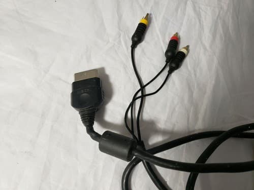 Microsoft Original Xbox Console RCA AV A/V Audio Video Composite Cable Cord - Thumbnail 2
