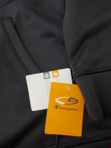 Champion Men's Gray Full Zip Front Sport hood walking Coat Jacket Size Large - Thumbnail 4