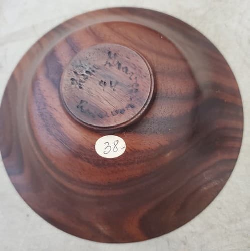 Vintage Antique Modern Wooden Natural Serveware Noodles Bowls - Thumbnail 5