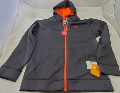 Champion Men's Gray Full Zip Front Sport hood walking Coat Jacket Size Large - Image 1