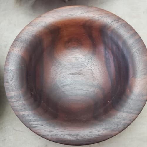 Vintage Antique Modern Wooden Natural Serveware Noodles Bowls - Thumbnail 10