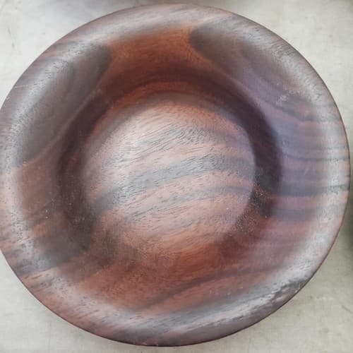 Vintage Antique Modern Wooden Natural Serveware Noodles Bowls - Thumbnail 9