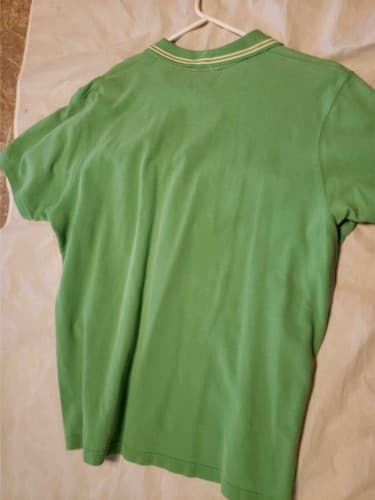 Vintage Abercrombie & Fitch Men Polo SizeXL Green Cotton Short Sleeve & Collared - Thumbnail 3