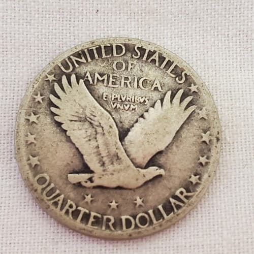 1929 D Standing Liberty Quarter 25c Better Grade #24756 - Thumbnail 3