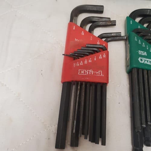 Lot of 3 Eklind L Shaped Hex Wrench Set & Allen Hex Key Sets LOT-795 - Thumbnail 4