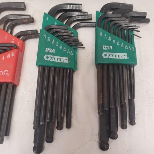 Lot of 3 Eklind L Shaped Hex Wrench Set & Allen Hex Key Sets LOT-795 - Thumbnail 5