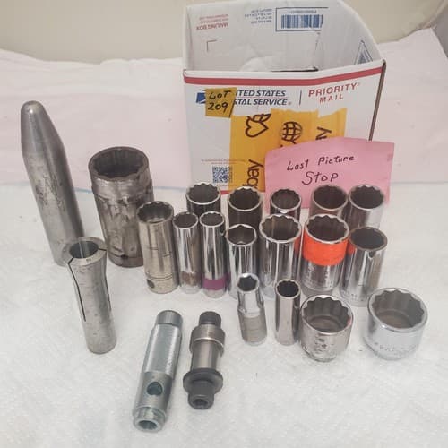 Lot of 21 Assorted Various Drive Sockets LOT 209 - Thumbnail 10