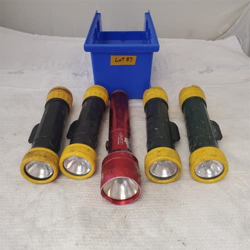 Lot of 5 Msha and Brinkmann Legend Aluminum Flashlight - Thumbnail 3